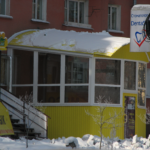 Тамбур ПВХ конструкции, дверь КП45, крыша, обшивка и утепление